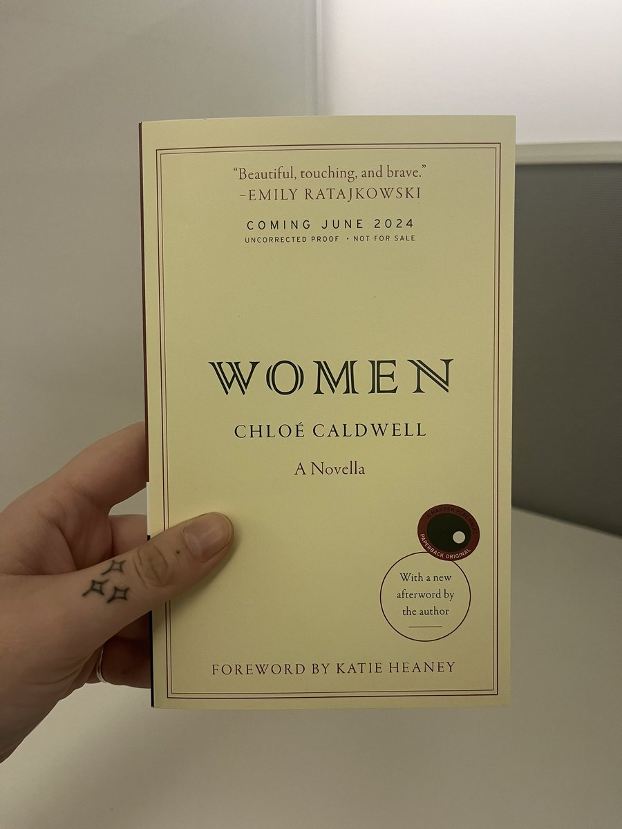 Going to be living my dream of being the coolest girl on the J train when I start my reread of WOMEN tonight. 

Check out that <a href="/emrata/">Emily Ratajkowski</a> quote!! #ewgc