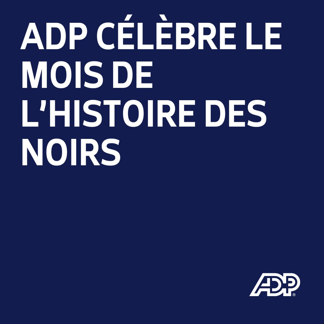 ADP_CDA's tweet photo. ADP Canada est fier de célébrer le Mois de l'histoire des Noirs, comme un temps pour honorer l’histoire, reconnaître les réalisations et faire entendre les voix de nos associés, de nos clients et de notre communauté.
#ADPCanada #MoisDeL’HistoireDesNoirs https://t.co/alP24Lo3ve