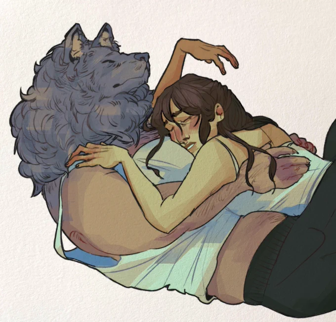 my part of the trade with   !!! that took me embarrassingly long, but!!!! puppy cushion 