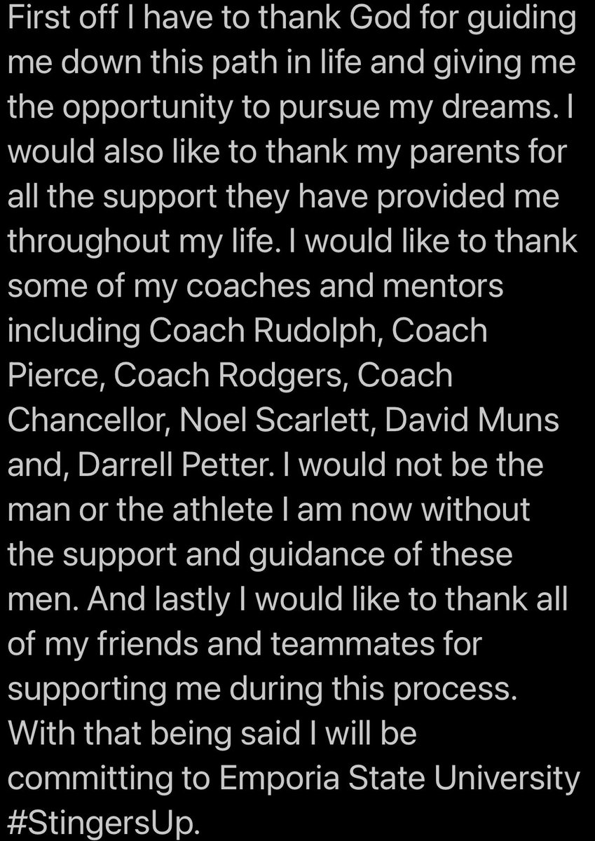 Mighty_Tor's tweet photo. 100% committed #StingersUp
@esuhornetsfb 
@CoachGHiggins 
@CoachCash1 
@toddrodgers13 
@CoachRudolph 
@argylegridiron 
@4ISP @RexRich87511107 https://t.co/bQWSSDCbTW