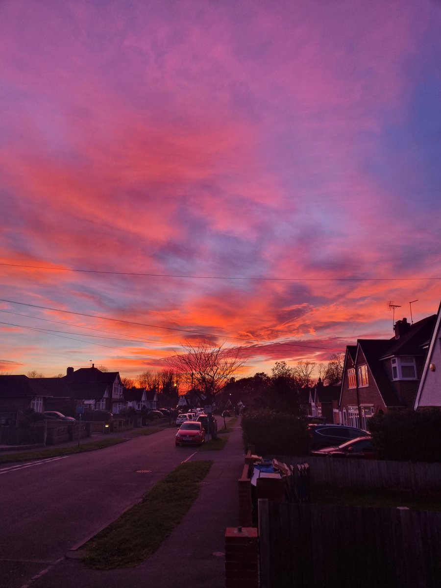 bitsnbirds's tweet photo. What a dreamy sunset tonight 🌞 https://t.co/HKmd5LwHay