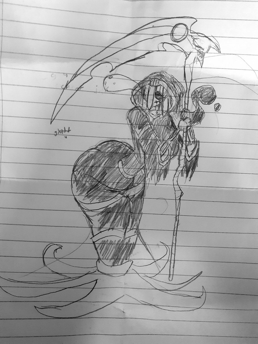FineSloth's tweet photo. Female Grim Reaper 

Oc by: @Cyberlord1109 yw https://t.co/u2eJ8kjUKe