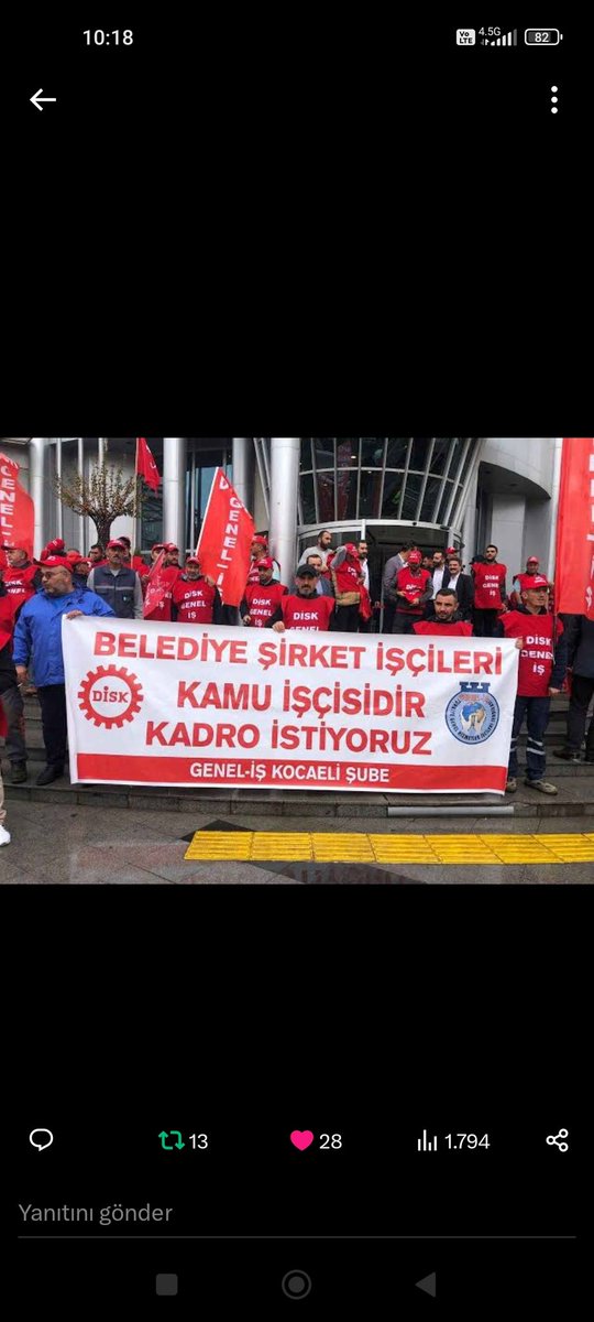 BurcuAr66646250's tweet photo. @Akparti İstanbul'da, Ankara'da seçimi  belediye şirket işçisi #600bin kişi ve aileleri belirleyecek, 2019 da olduğu gibi.2018 de kandırılan belediye işçisi, sandıkta hesap gördü. İstanbulu, Ankarayı almak isteyene hodri meydan
 #4MilyonBelediyeAilesi KadroBekliyor
@RTErdogan @omerrcelik https://t.co/3A9cfA212x
