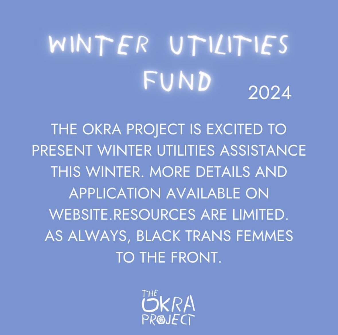 TheOkraProject's tweet photo. APPLY NOW π€
https://t.co/V0n6rOq9N4
#mutualaid #btlm #theokraproject https://t.co/uzA3fjTtvY