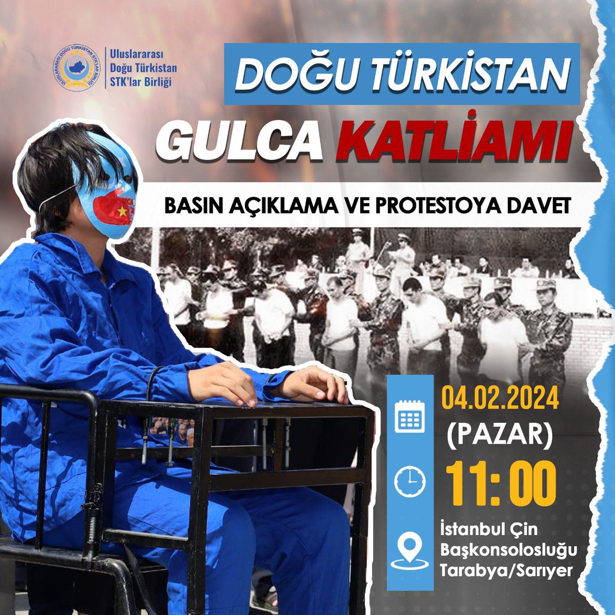 ErdemOzveren571's tweet photo. 💢 Doğu Türkistan 'da Yaşanan
Zulümleri de Unutmayalım.
Zulme Karşı Ses Olan Bu Tür
Eylemlere imkanımız Var ise Katılıp
Destek Olalım...

4 Şubat Pazar Saat : 11:00 
İstanbul Çin Konsolosluğu Önü https://t.co/62TcKx5dM9