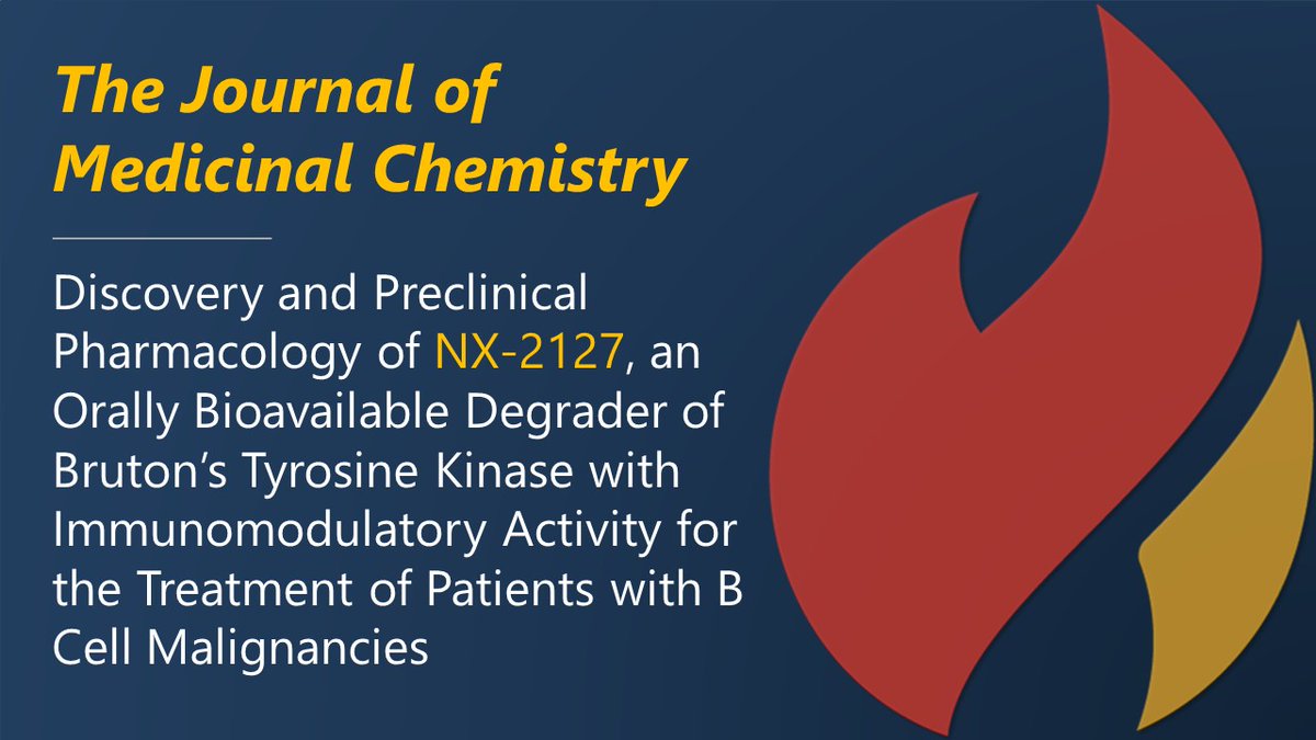 Our paper describing the discovery and preclinical characterization of Nurix’s clinical-stage targeted degrader, NX-2127, was recently published in the Journal of Medicinal Chemistry.

You can access the publication here: bit.ly/3SgsNRe