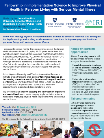Read and Share! New slots available now for IRI. Applications due Feb. 15. So eager to partner with @GailDaumit