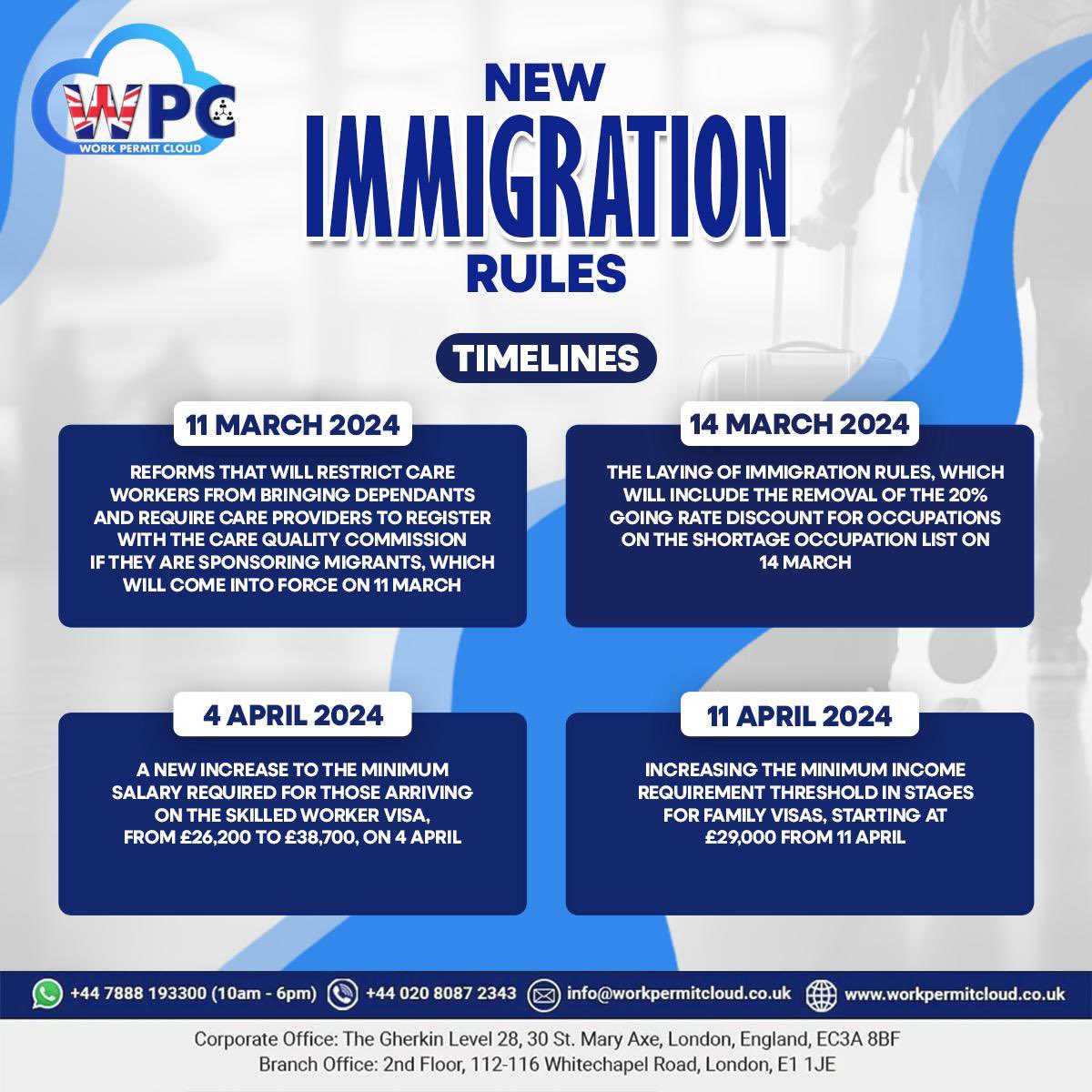 workpermitcloud's tweet photo. UK announces sweeping reforms to its legal migration system, enhancing border security and addressing unsustainable migration levels.

#WorkPermitCloud
#sponsorlicence #ukimmigration #sponsorlicenceapplication #skilledworkersponsor #skilledworkerroute #uksponsor https://t.co/dOhdACNHtg