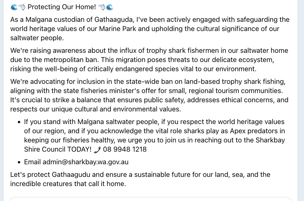 CALLING NORTHWEST MEMBERS
#ban #landbased #shark #trophy #hunting 
#Gathaagudu