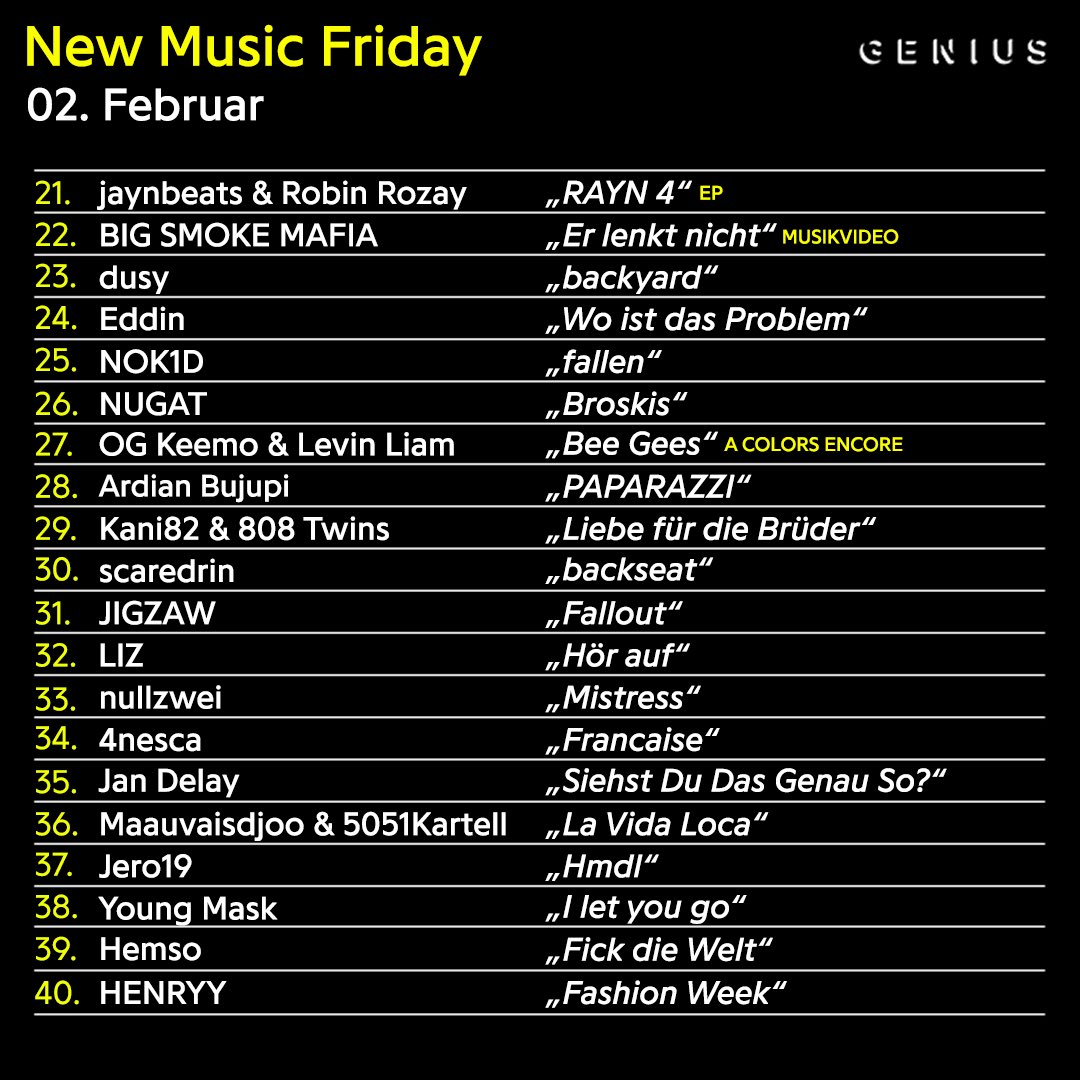 Genius Deutschland tweet media