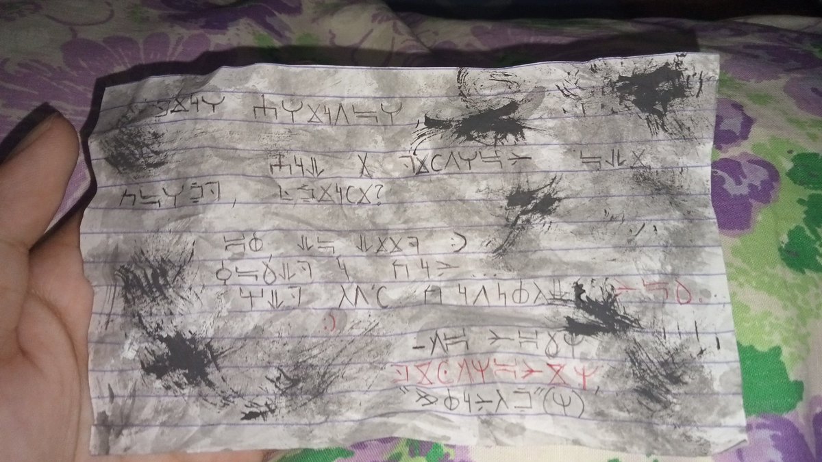 KhayilR's tweet photo. Guess who senses me a note-
From FK lol.
(In the middle of the night, they sended it.)
[I SWEAR XIANN LEAVE MY TWEETS ALONE KANG JEJEMON 😭😭]
#RandomThing #idkwhattopost https://t.co/3xXGFF8VIV