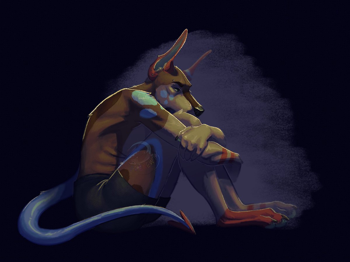 hi im bren !! im an enby lesbian artist focusing on digital furry art &amp; traditional paintings &amp; life studies ! 

here’s some of my art ^^