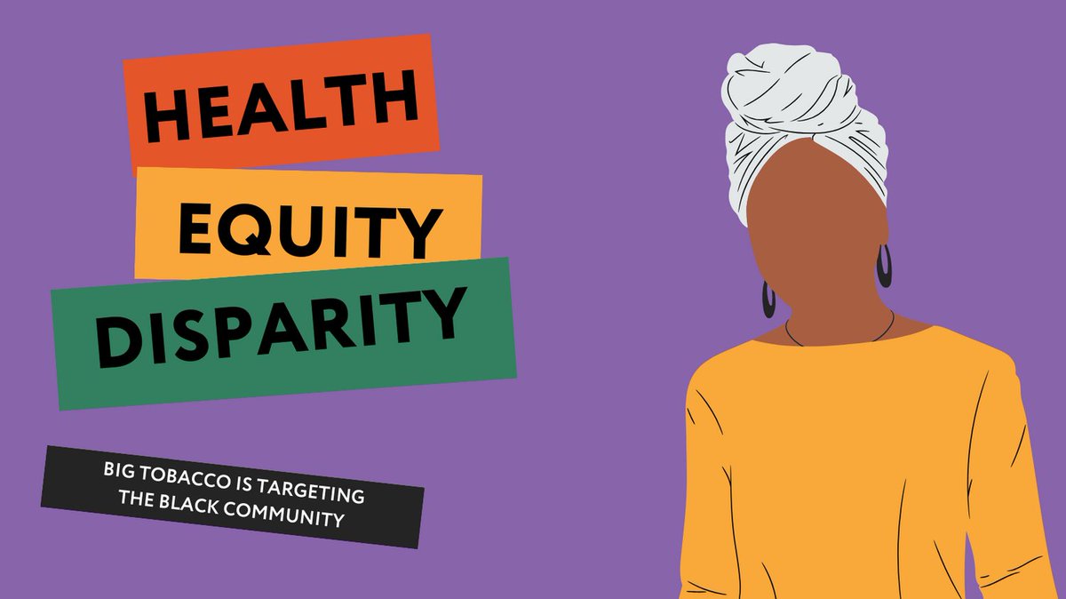 Elevating the conversation this Black History Month: Big tobacco targets black communities resulting in 20% of African Americans grappling with nicotine dependency, highlighting health equity disparities in the US. #HealthEquity #BreakTheCycle #BlackHistoryMonth