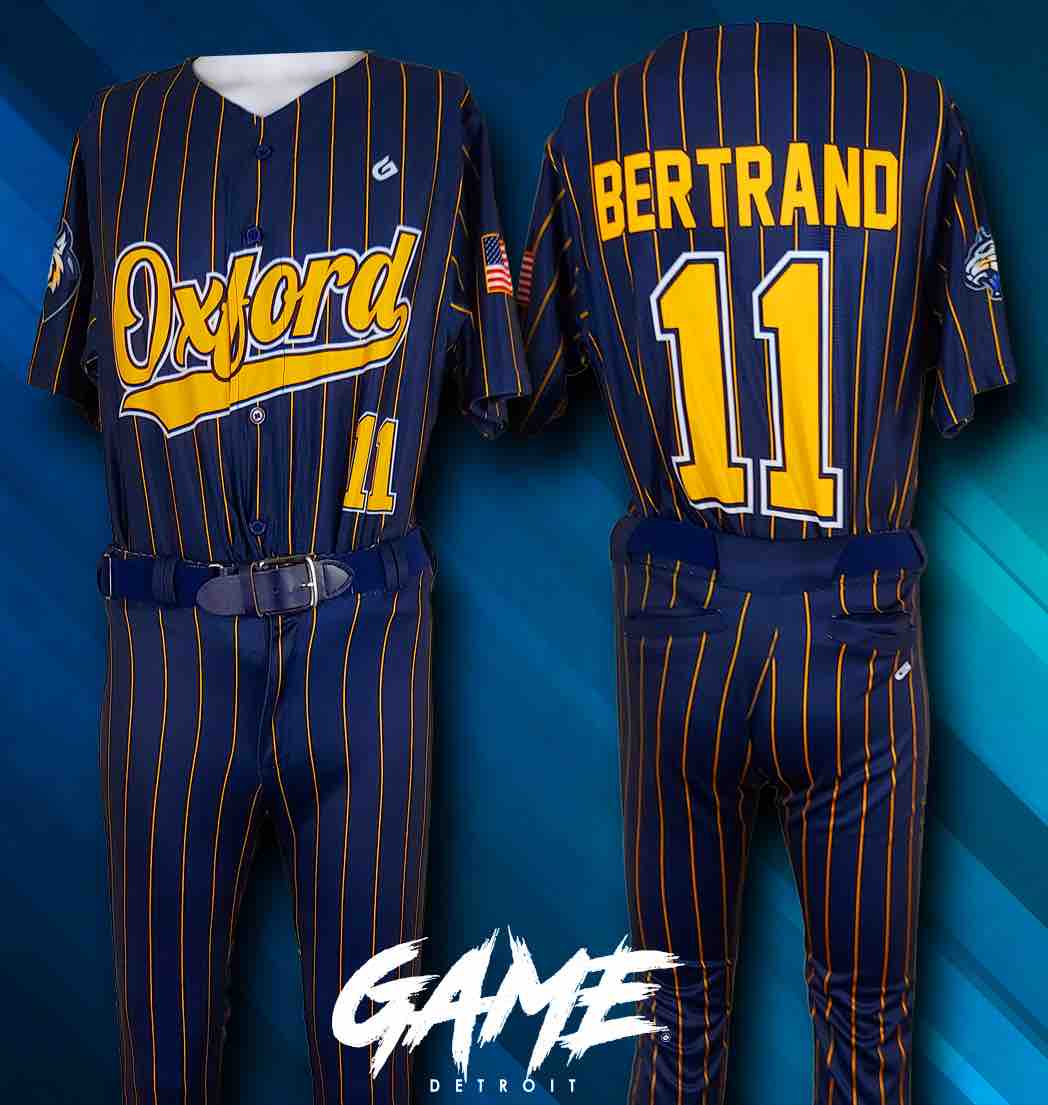 GameApparelUsa's tweet photo. Oxford Baseball pinned up and ready to roll!!!⭐️ #PoweredByG #LookGoodPlayGood #GameBrand #CustomJerseys #BaseballPants #Sublimation #Unrivaled #Michigan #WeDoThingsDifferently #TheGTakeover #AmericanMade #Detroit #GameApparel https://t.co/3qw3i5tcsR https://t.co/ay12KvCPON
