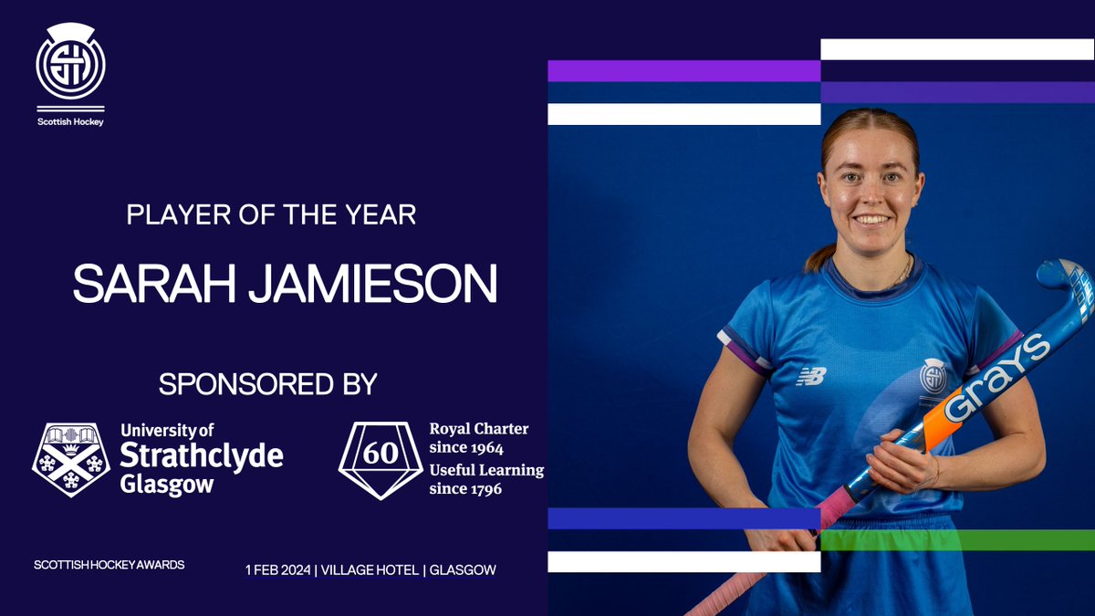 The winner of Player of the Year, sponsored by <a href="/UniStrathclyde/">University of Strathclyde</a>, is Sarah Jamieson!! #SHAwards

Congratulations Sarah, well-deserved!!
