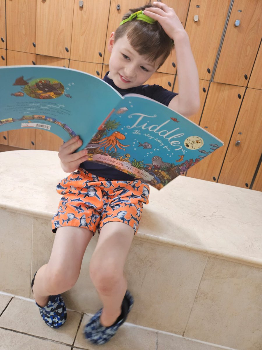 awesome_tabby's tweet photo. When a swimming lesson becomes storytime. It's one of Noah's favourite books, Tiddler.
@StJamesCEsth #stjamesstoryteller https://t.co/nVvsvNengO