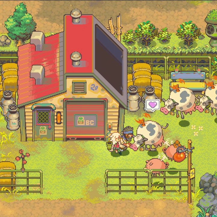 ChucklefishLTD's tweet photo. Hey, @CanYouPetTheDog! Guess what?
In Eastward: Octopia, we've taken petting to the next level! 😌

🐔Chickens
🐷(blim)pigs
🐮And yes, even cows!

Everyone is welcome to join the cuddle fest! :3 https://t.co/3fdXPtZvll