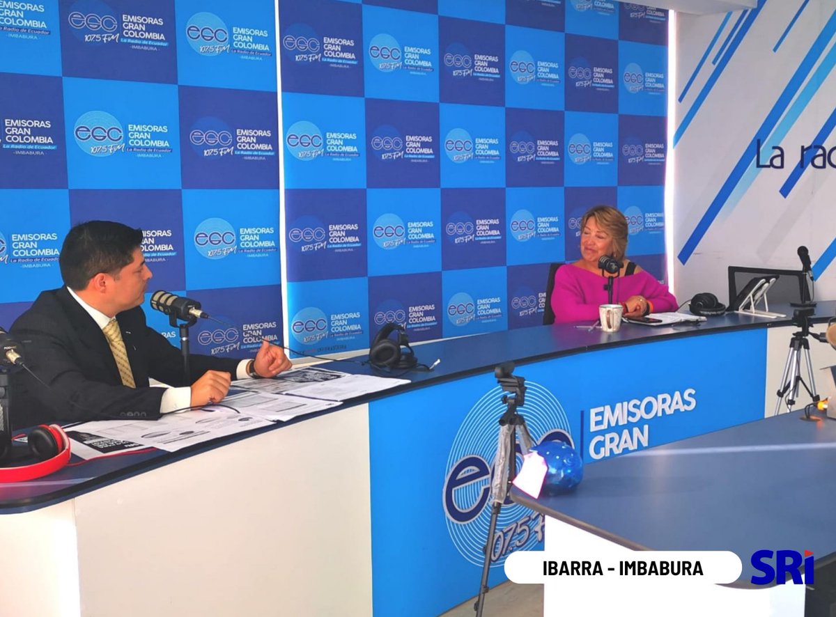SRIoficialEc's tweet photo. El Director de #Zona1 @maldonadopef explicó en @E_GranColombia la propuesta de incrementar el #IVA para fortalecer la seguridad y la paz en el Ecuador. Además, respondió la consulta de los contribuyentes

Mira su entrevista, ➡️ https://t.co/wL6eyb3tMt

#ElNuevoEcuador🇪🇨 https://t.co/3Ub7MXT6eU
