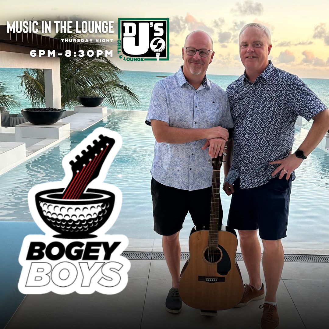 Suite_Shots's tweet photo. 🎤 Live Music in @djsgrilllounge at Suite Shots 🎶 Thursday • 6:00PM • Bogey Boys • 

Happy Hour 3:30pm - 6:30pm: 
🥨 $8 Select appetizers 
🍺 $4 Drafts, Seltzers, &amp; House Wine  
#LoungeMusic #LocalVoices #SuiteShots #MeetPlayDine https://t.co/cSNoMBwBbw