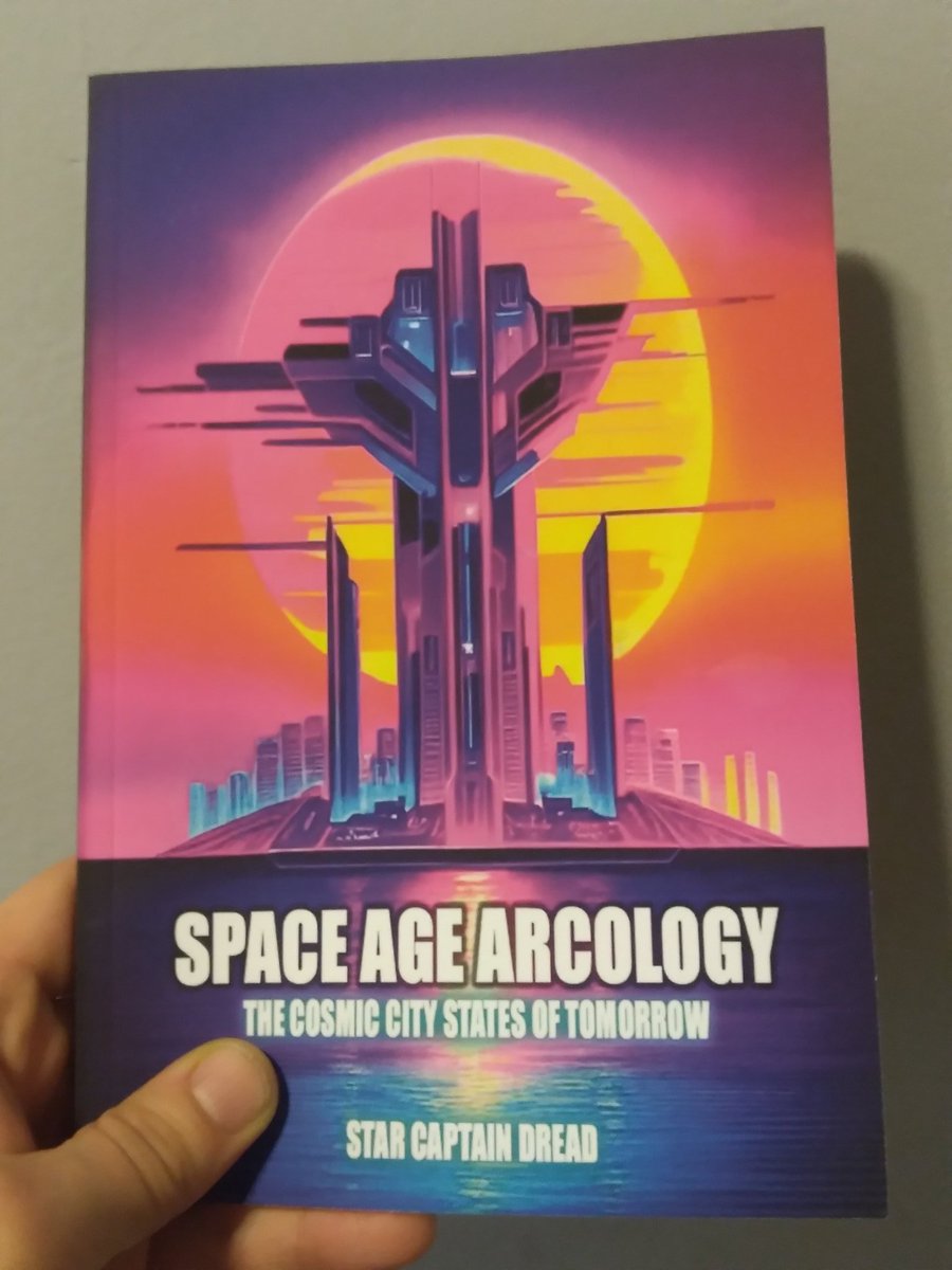 StarCptnDread's tweet photo. Interested in Megastructures?  
Read my Book about #Arcologies!  
#Futurism #space #futurecities #Sustainability 
#sovereignty #cosmicdemocracy #SmartCities  
Space Age Arcology  The cosmic city states of tomorrow  
$5 #Ebook $20 #paperback 
https://t.co/CX1ZRRz4cb https://t.co/jHfskYgqb1