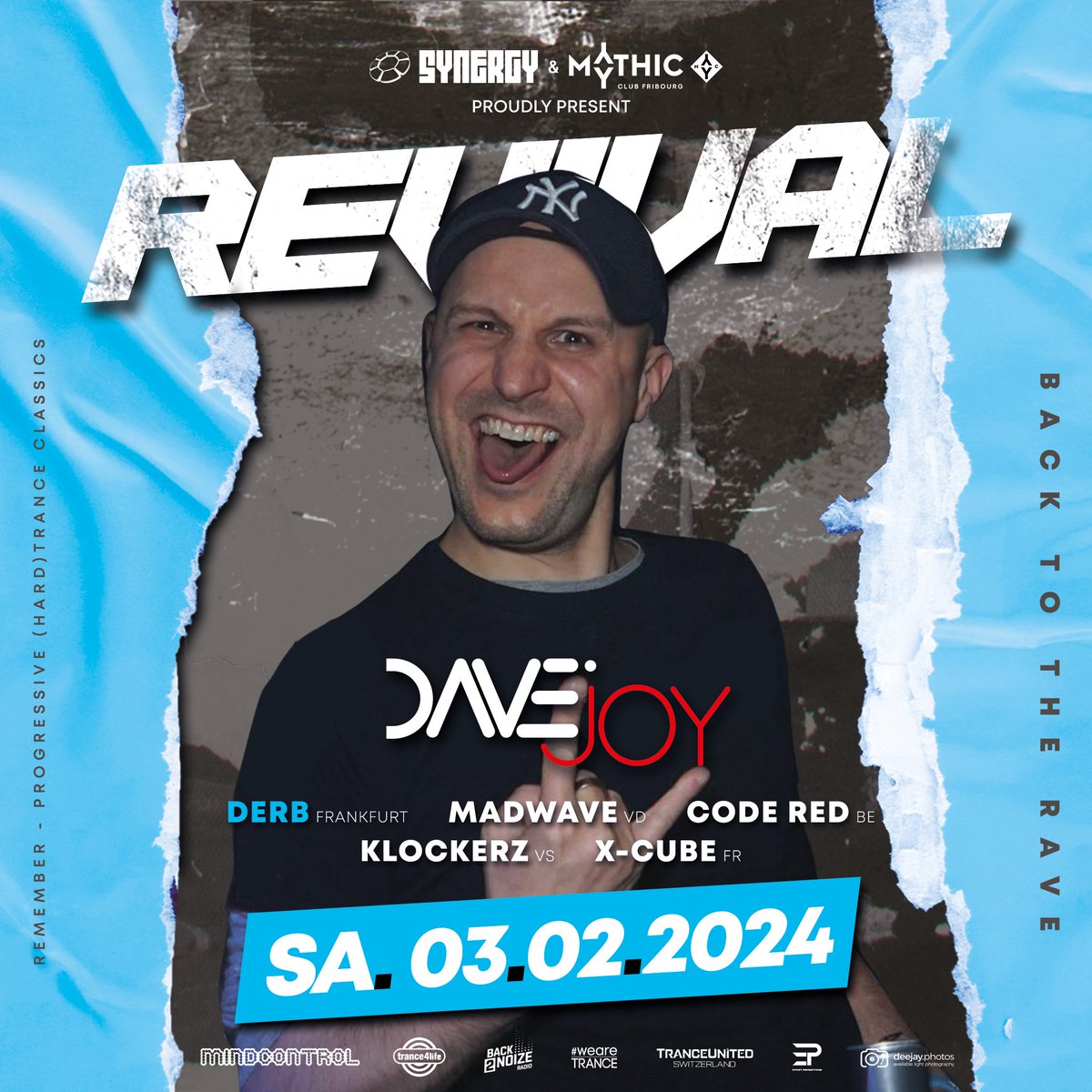 Dave Joy (@davejoyofficial) on Twitter photo Catch me this Saturday at Mythic Club in Fribourg!
<a href="/synergyofficiel/">SYNERGY Events</a> #revival #hardtrance #harddance Catch me this Saturday at Mythic Club in Fribourg!
<a href="/synergyofficiel/">SYNERGY Events</a> #revival #hardtrance #harddance