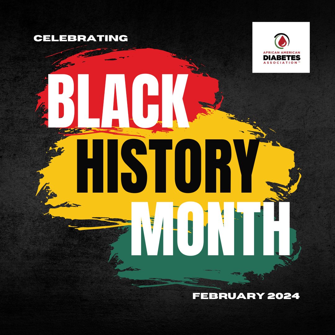 African American Diabetes Association (@aada_nonprofit) on Twitter photo Happy Black History Month!
AADA celebrates Black history year round, but we celebrate extra during February!
Join <a href="/AADA_Nonprofit/">African American Diabetes Association</a> during BHM as we share Black folks that made/are making history in diabetes & related spaces.
#BlackHistoryMonth #diabetes #healthequity #LikeAndShare Happy Black History Month!
AADA celebrates Black history year round, but we celebrate extra during February!
Join <a href="/AADA_Nonprofit/">African American Diabetes Association</a> during BHM as we share Black folks that made/are making history in diabetes & related spaces.
#BlackHistoryMonth #diabetes #healthequity #LikeAndShare