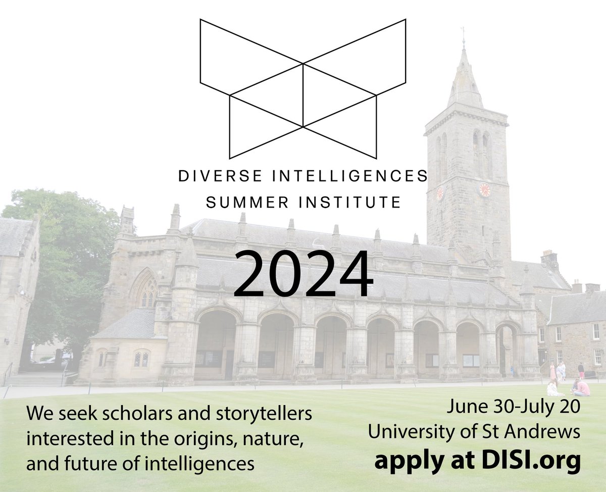 It's that time of the year: <a href="/DivIntelligence/">Diverse Intelligences Summer Institute #DISI</a> has opened the 2024 applications! 
I took part in the last summer institute and it was a  transformative experience. 

PM me if you would like to hear more.

disi.org