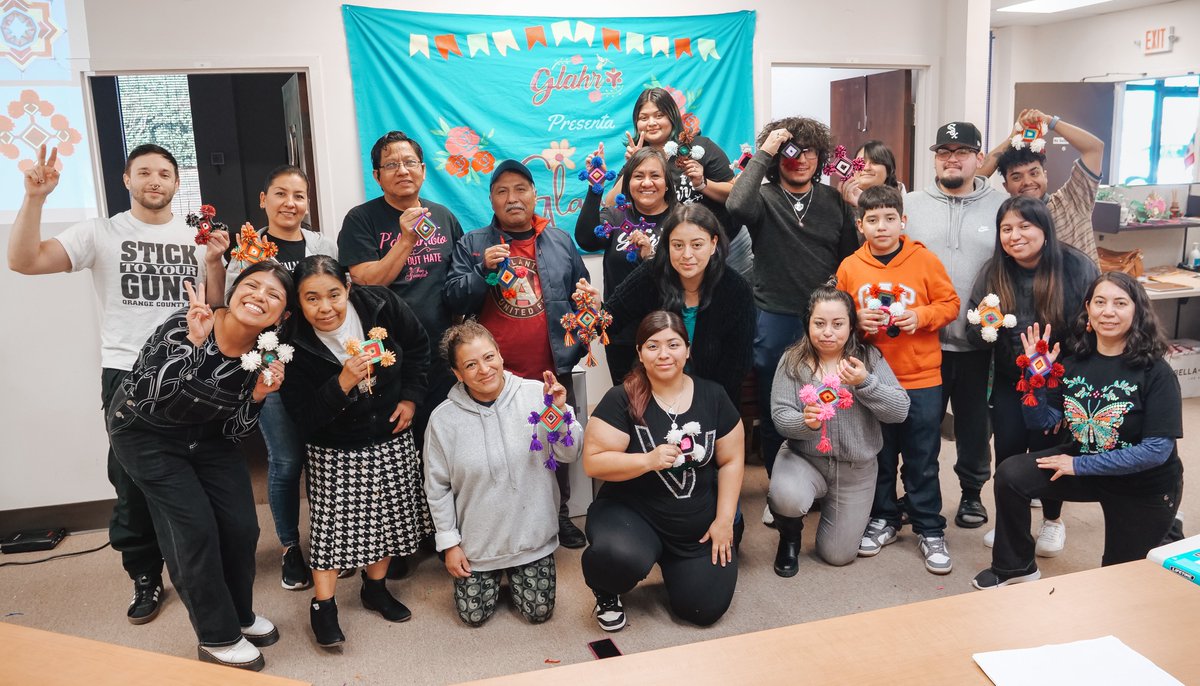 Today in GLAHRte's workshop, we learned and explored the tapestry of Ojos de Dios Tsikuri! we wove threads of culture and conversation, crafting vibrant symbols that mirrored the depth of our shared experiences.
Stay tuned for more cultural workshops w/ GLAHRte! ✨✨
#glahrte