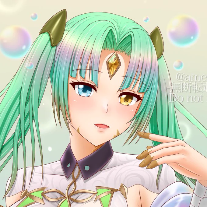 #ツインテールの日 だんだん可愛く描けてきてる気がするヘイズちゃん絵 