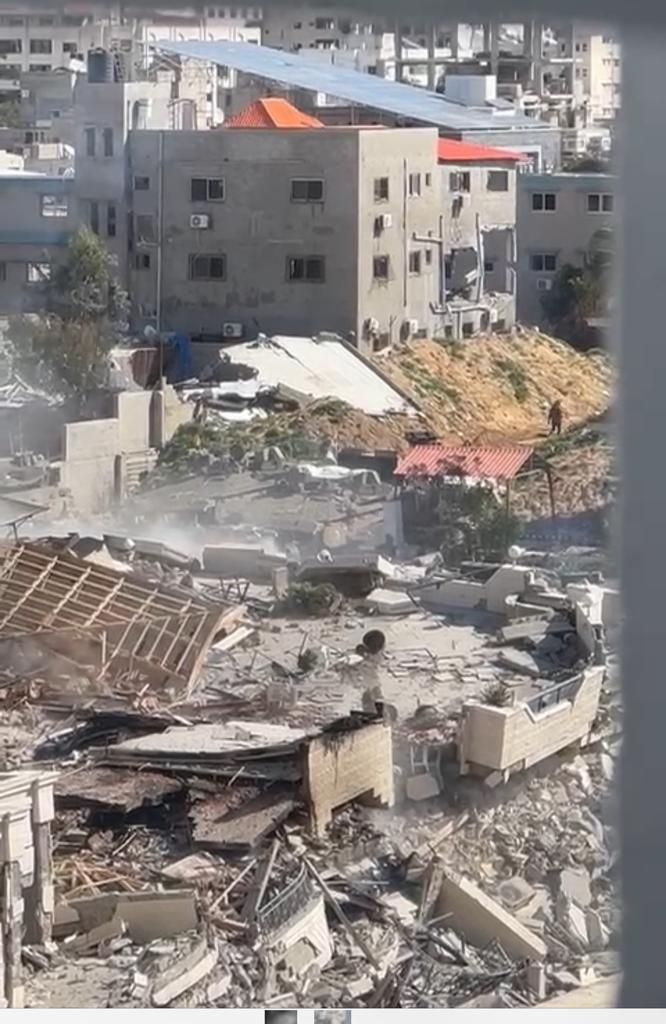 Our office in #Gaza has been totally destroyed yesterday in a bombing. Attacking civilian buildings is totally unacceptable. We are all shocked at Enabel. As a Government agency working for the common good in a framework of international humanitarian law, we cannot accept this.