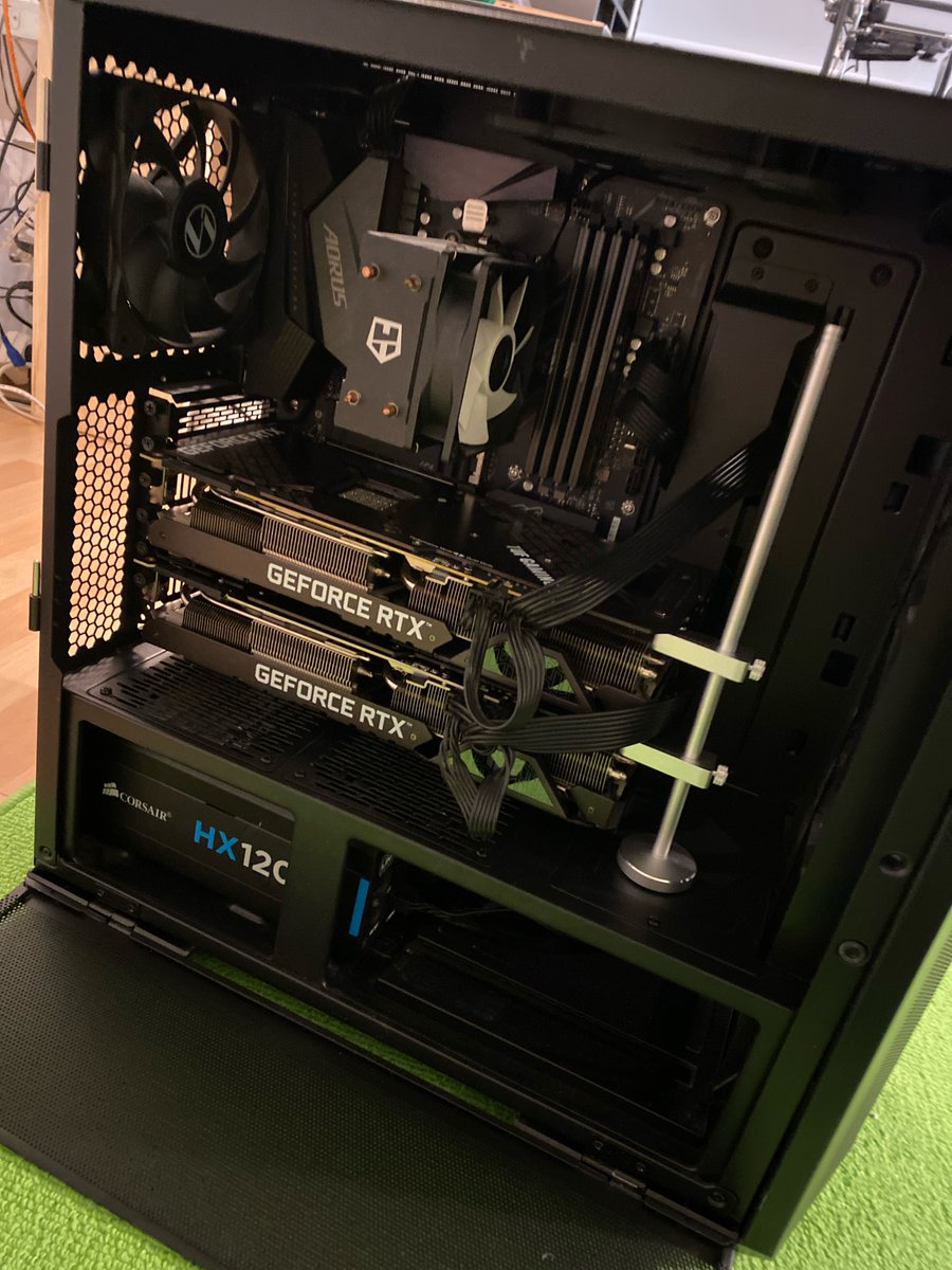 Building my 2x3090 home AI setup few months ago was the best decision ever.  All used parts from Facebook market, very good bang for the buck. 
It's my vehicle to ramble the <a href="/huggingface/">Hugging Face</a> streets. Without it I would never develop RestAI github.com/apocas/restai  :)