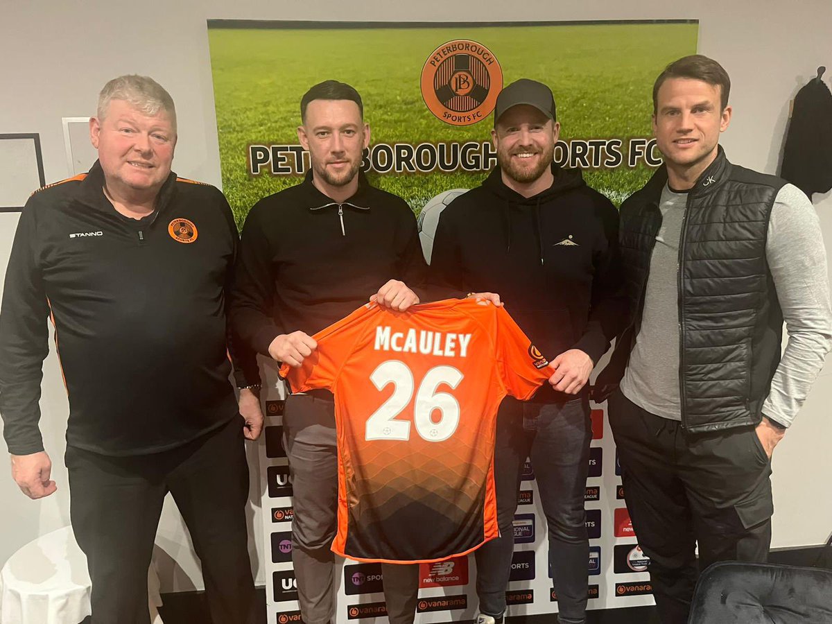 Experienced centre half @mcauley_rory has this evening agreed terms and signed for The Turbines, subject to FA clearance. Rory has lots of footballing experience and he has previously had spells at Cambridge United & Kings Lynn Town! Welcome Rory!👊 #PSLFC #UpTheTurbines