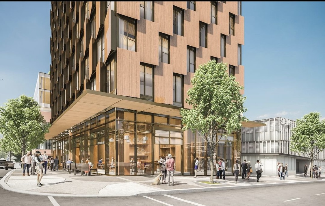 westbankcorp's tweet photo. At 25-storeys, this will be one of the tallest mass timber buildings. An open source, hybrid construction case study, this project is intentional replicable.

Thank you to the City of Vancouver for supporting  Prototype (M5) to create net zero, purpose-built rental. (2/2) https://t.co/VjyjgFodOk