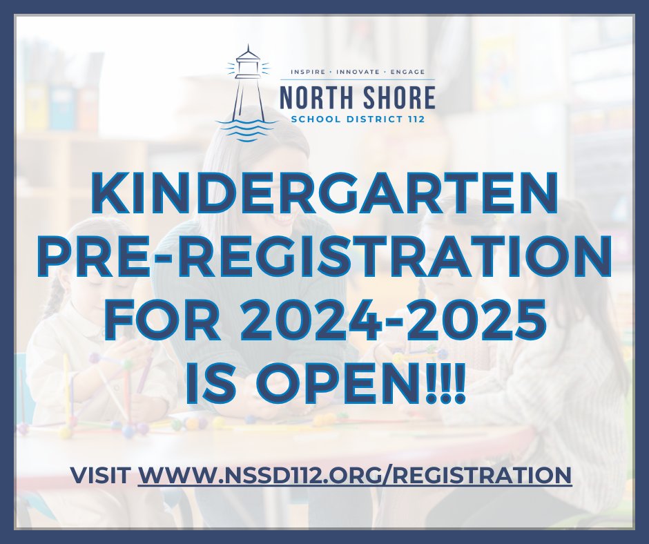 Is your child starting kindergarten in the 24-25 school year? It's time to pre-register! You can also start applying for the Dual Language Program if your child is entering kindergarten or 1st grade. Visit nssd112.org/registration to learn more or to begin the process! #112leads