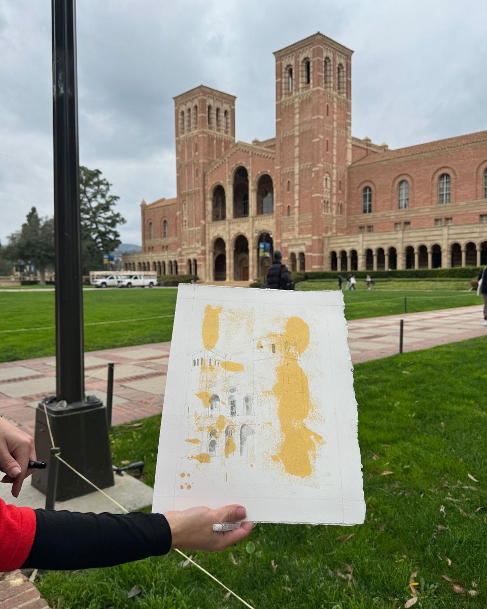 When your campus is a work of art 🎨 #sceneatucla #ucla