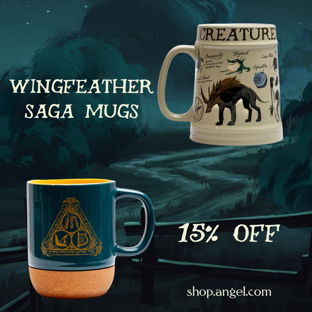 wingfeathersaga's tweet photo. A merchant traveled from Torborro to Glipwood Forest on to Anniera and now they’ve arrived in our world just in time for our Valentine’s Day Sale! Check out the wares on https://t.co/FnLJQ4ziNp and see our exclusive deals. #WingfeatherSaga #ValentinesDaySale #WingfeatherMerch https://t.co/t0E0aI3YSN