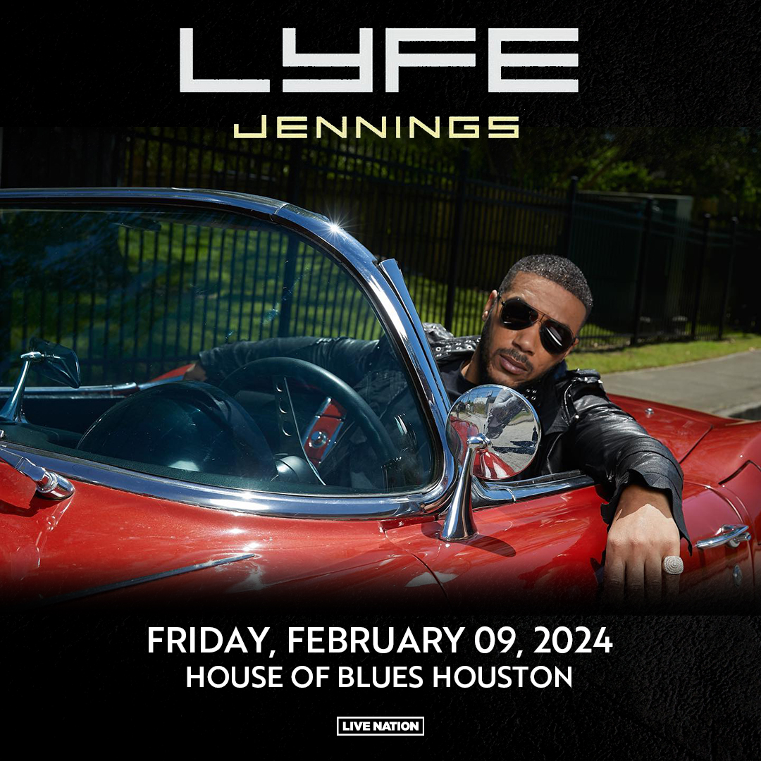 Lyfe Jennings is heading to <a href="/HOBHouston/">House of Blues Houston</a> on Friday, Feb. 9! Limited 2-for-1 tickets are available, get your tickets now while this offer lasts here - bit.ly/49jHEkI.