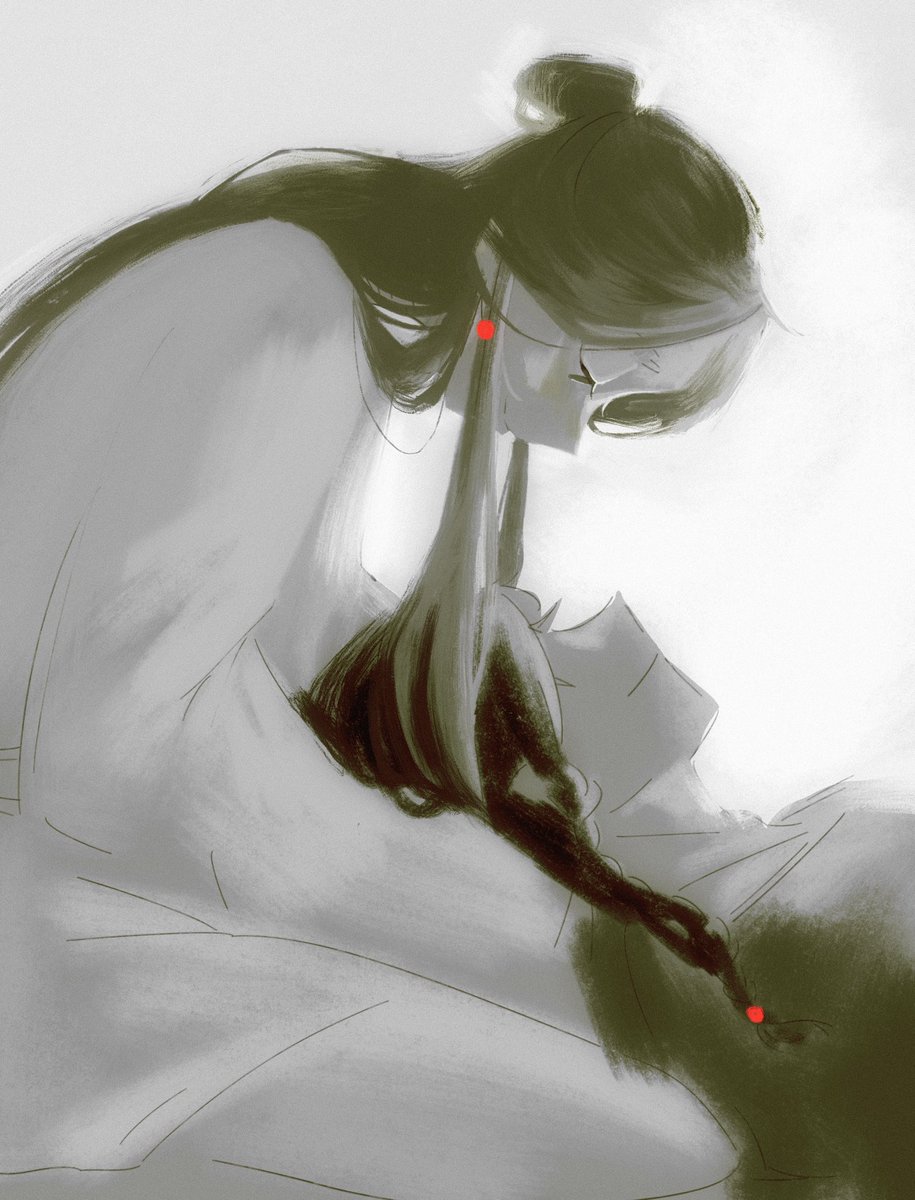 _ailelc_'s tweet image. “no water is enough when you have crossed the sea” 
 #天官赐福 #TGCF #hualian #shuangshui