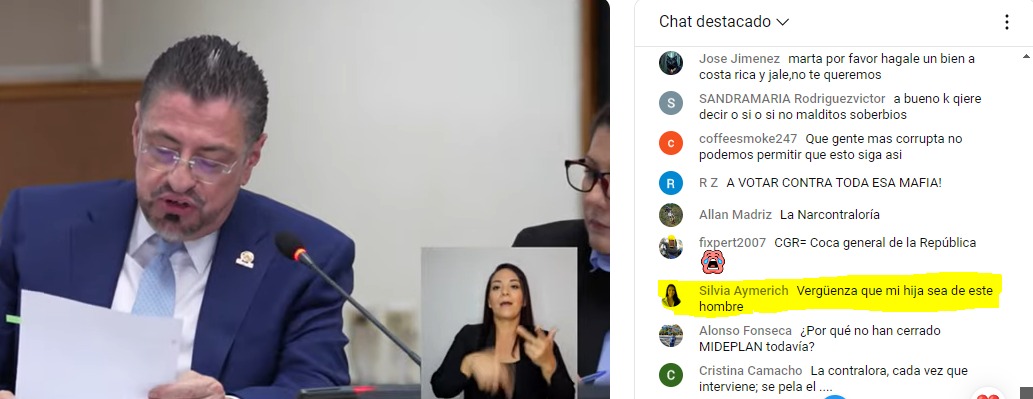 Hija de cual hombre?