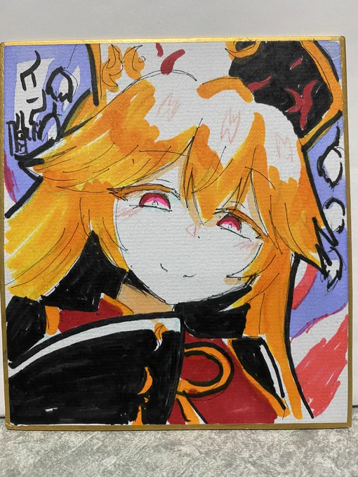 純狐さん色紙。 