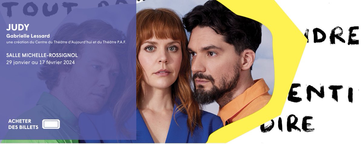 QGCulturel's tweet photo. .@JordanDupuis  a vu l'excellent JUDY au Centre du Théâtre d'Aujourd'hui 🔽🔽 
https://t.co/qXK07gA8y8 https://t.co/gwcXo6JV9b