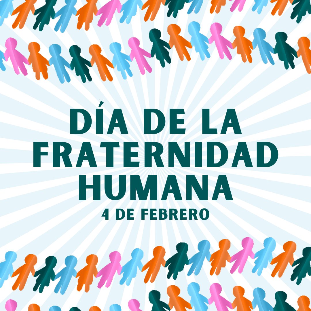El #DíaDeLaFraternidadHumana celebra los valores de compasión, tolerancia religiosa y respeto mutuo; esenciales para una humanidad más próspera y pacífica.
 
🔗un.org/es/observances…