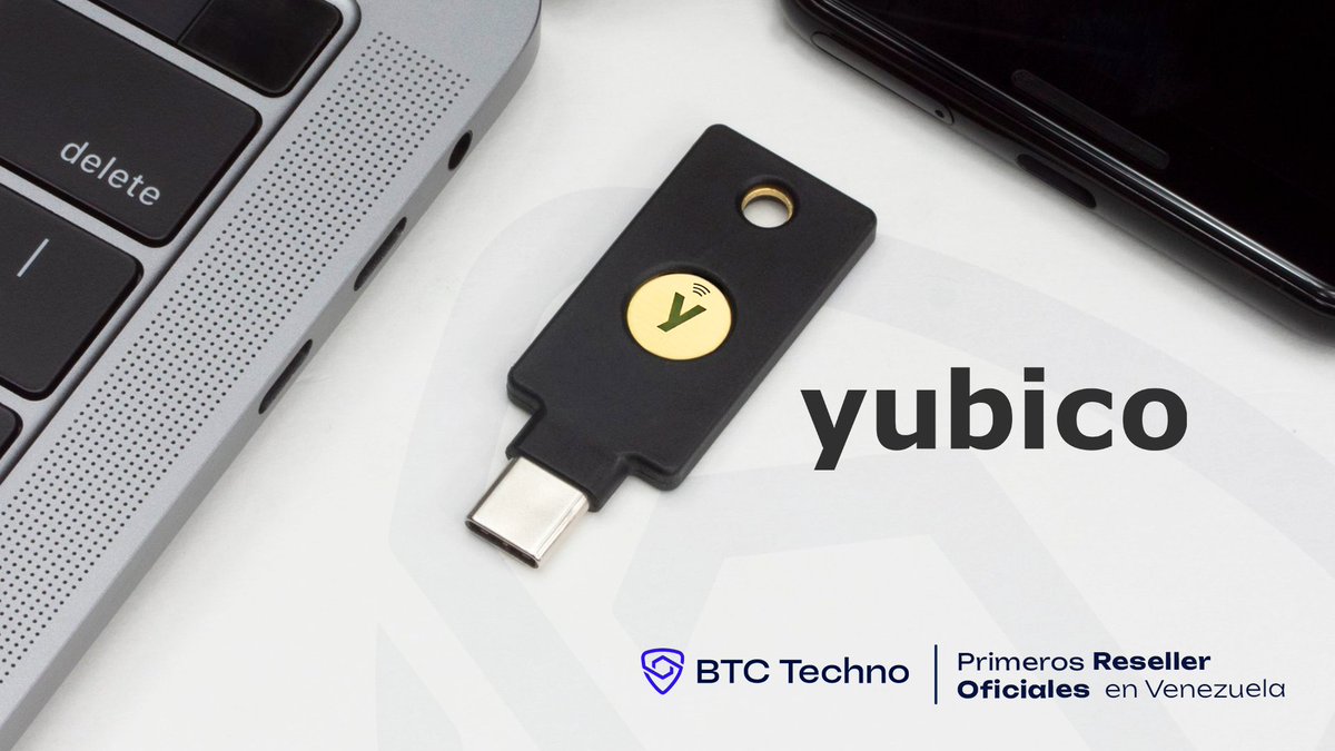 btctechno's tweet photo. ⭐️ANUNCIO⭐️
Con mucho agrado informamos que a partir de hoy #BTCTechno es Reseller Autorizado de la marca @Yubico, marca líder en seguridad informática

¿Qué significa esto para ti? Que ya puedes adquirir las famosas #YubiKeys, las llaves de seguridad más confiables del mercado🧵 https://t.co/v2QoF5NotK