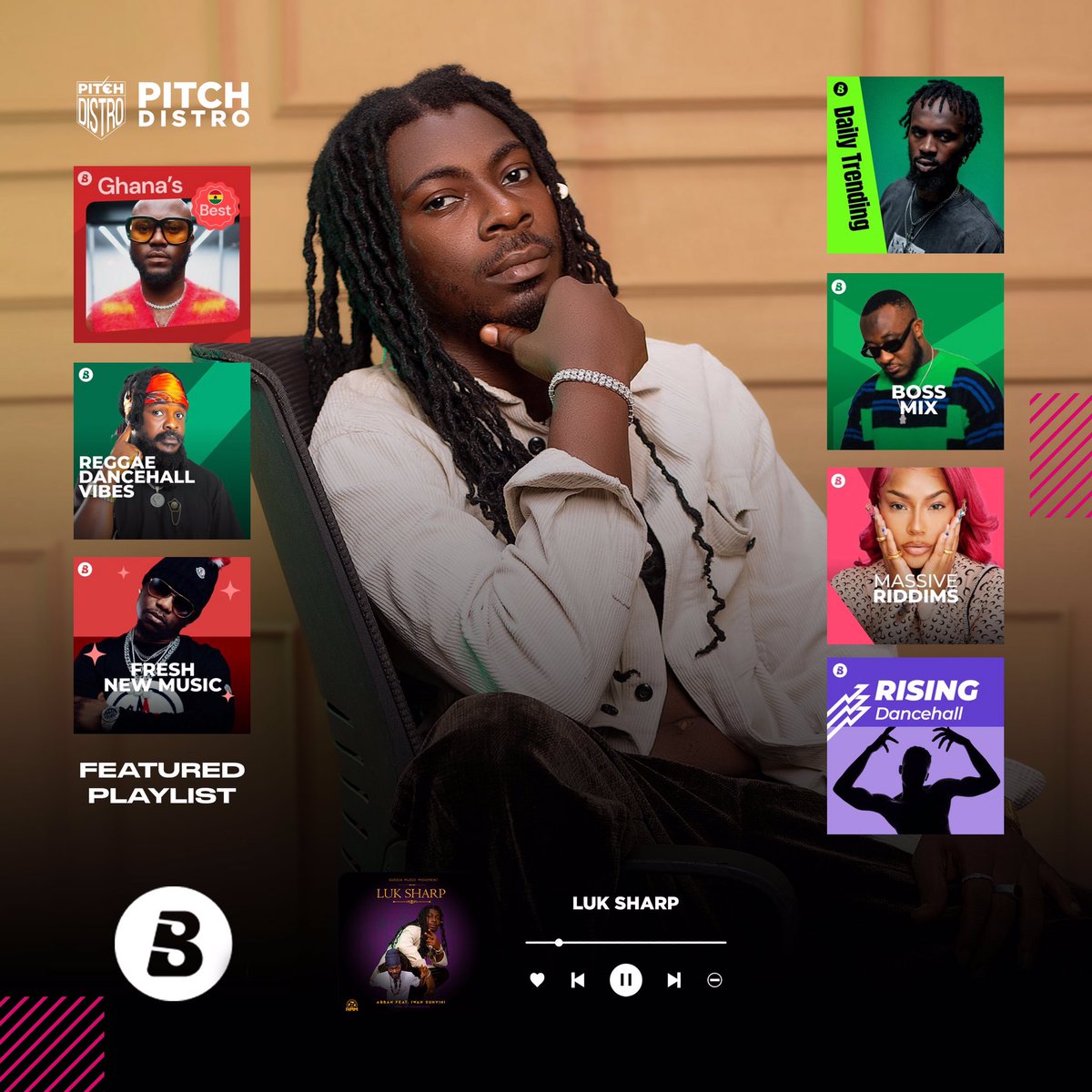 pitchdistro's tweet photo. Dancehall gets active! @abbanmusic_ teams up with Iwan and their joint gets editorial support from @boomplayghana

Sign Up on @pitchdistro to sell your music online

We distribute &amp; market your music to DSP's all over the world.

#pitchdistro #newmusic #spotifyplaylist #boomplay https://t.co/c3GjoulOrD