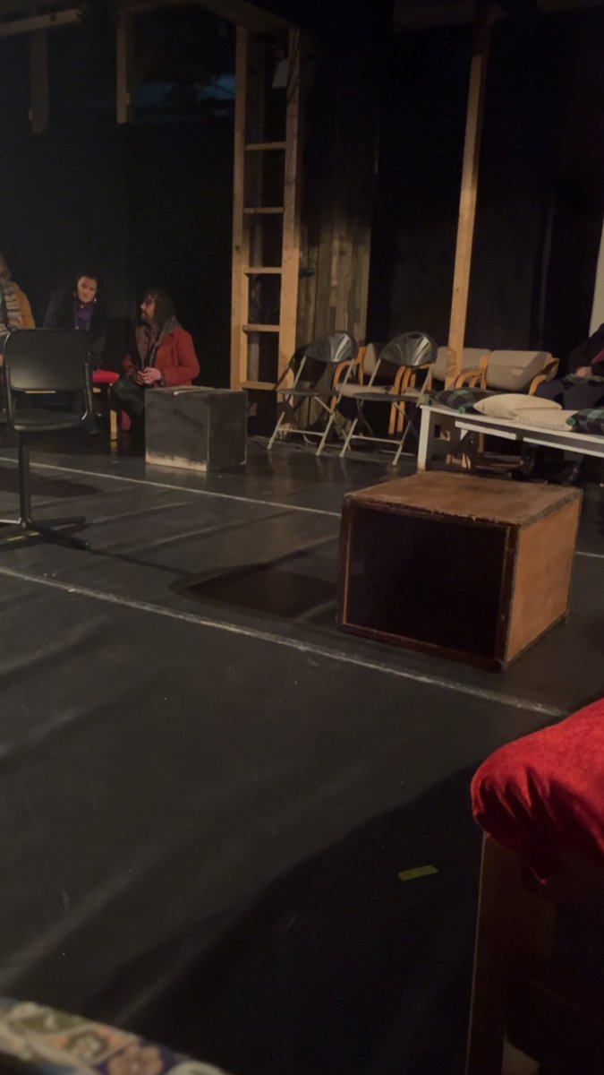 England and Son. 
Absolutely phenomenal performance by Mark Thomas, thoroughly enjoyed myself. 
An incredibly moving piece of theatre written by Ed Edwards, I highly recommend catching it if you can.
Cannot rave about this play enough.
<a href="/VolcanoUK/">Volcano Theatre</a> @markthomasinfo