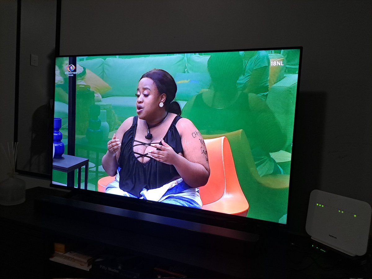 XunduXolisa's tweet photo. If we talk about mamgobhozi we talk about this one. 
#BBMzansi https://t.co/v0z7mJkYIp