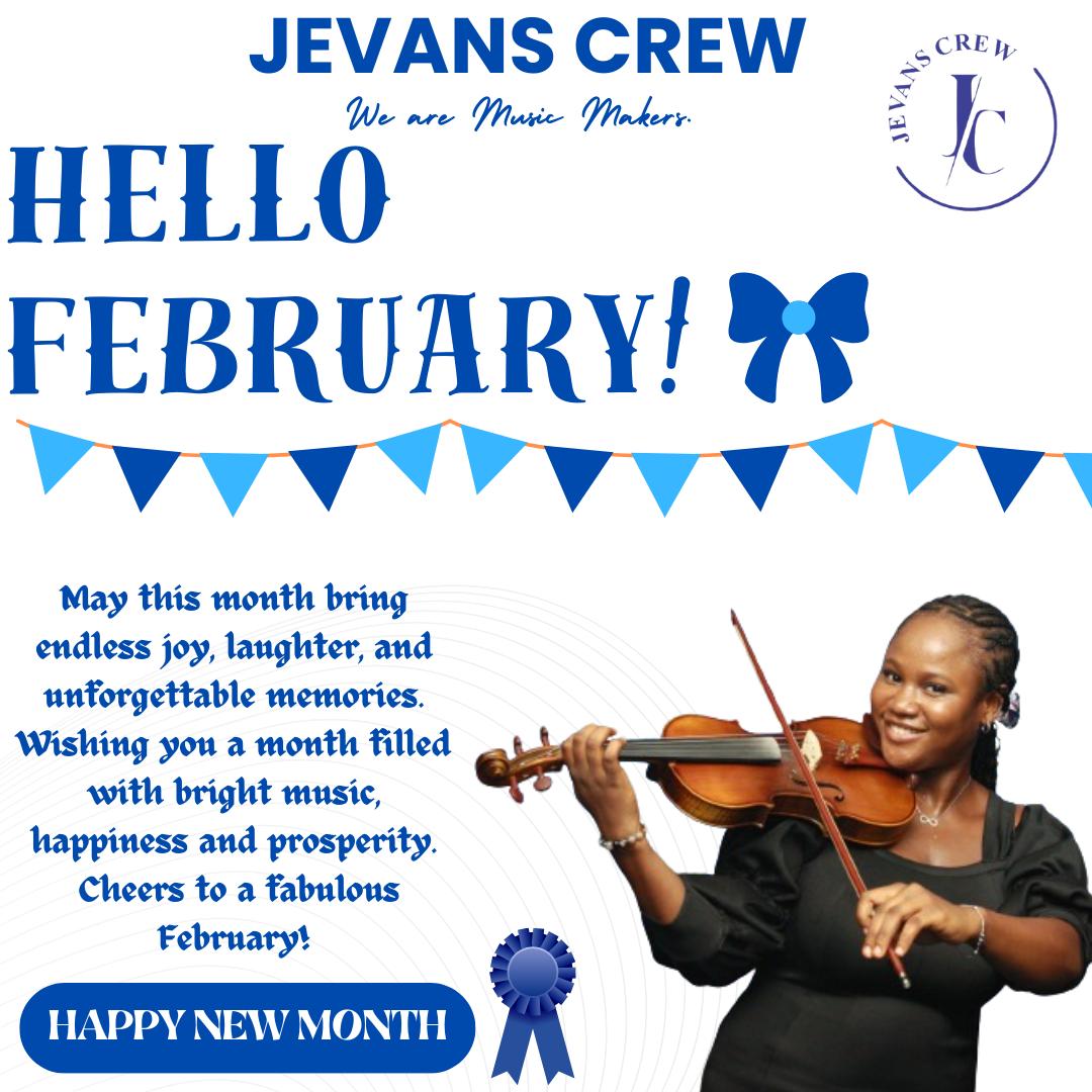 jevanscrew's tweet photo. Welcome to a fabulous FEBRUARY Fam 💙

Tribe of Judah Grammy #Dollar
 Iyanya Drake Goat Tinubu Toby Naira The CBN #NoFarmersNoFood
#thursdaymorning 
@jevanscollege https://t.co/4E0VfVsMlj