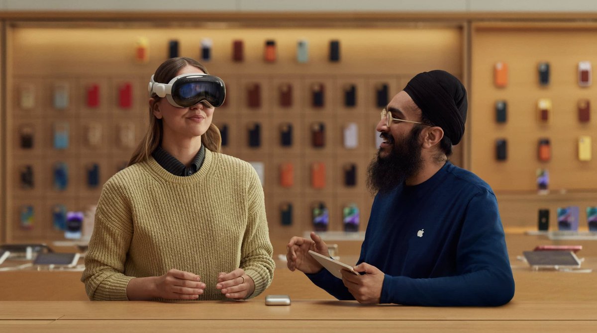 spatialreport's tweet photo. Reminder: Vision Pro demo appointment sign-ups begin tomorrow at 8:00am local time for all U.S. Apple Stores.

Demos are expected to last around 20 to 25 minutes. Apple has said its first round of appointments will take place from Friday through Sunday, with slots being filled on a first‑come, first‑served basis.