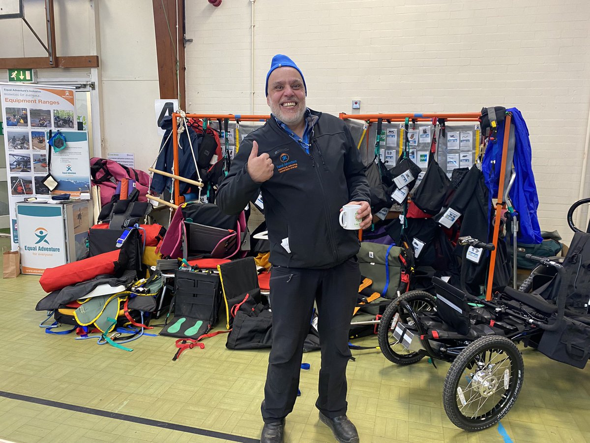 AHOECUK's tweet photo. @EqualAdventure  transforming outdoor learning by make sure everyone can have an adventure outdoors. Great to catch up at the AHOEC conference. #transformoutdoors https://t.co/Bht0gU1a5g
