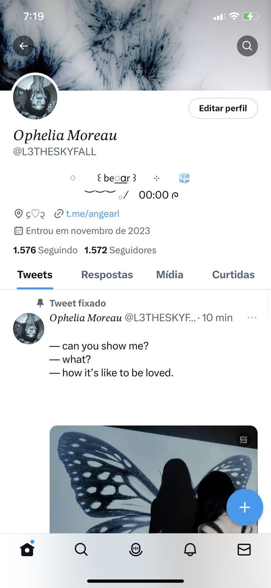 Olha o perfil novo da gata. 

/faz pose.